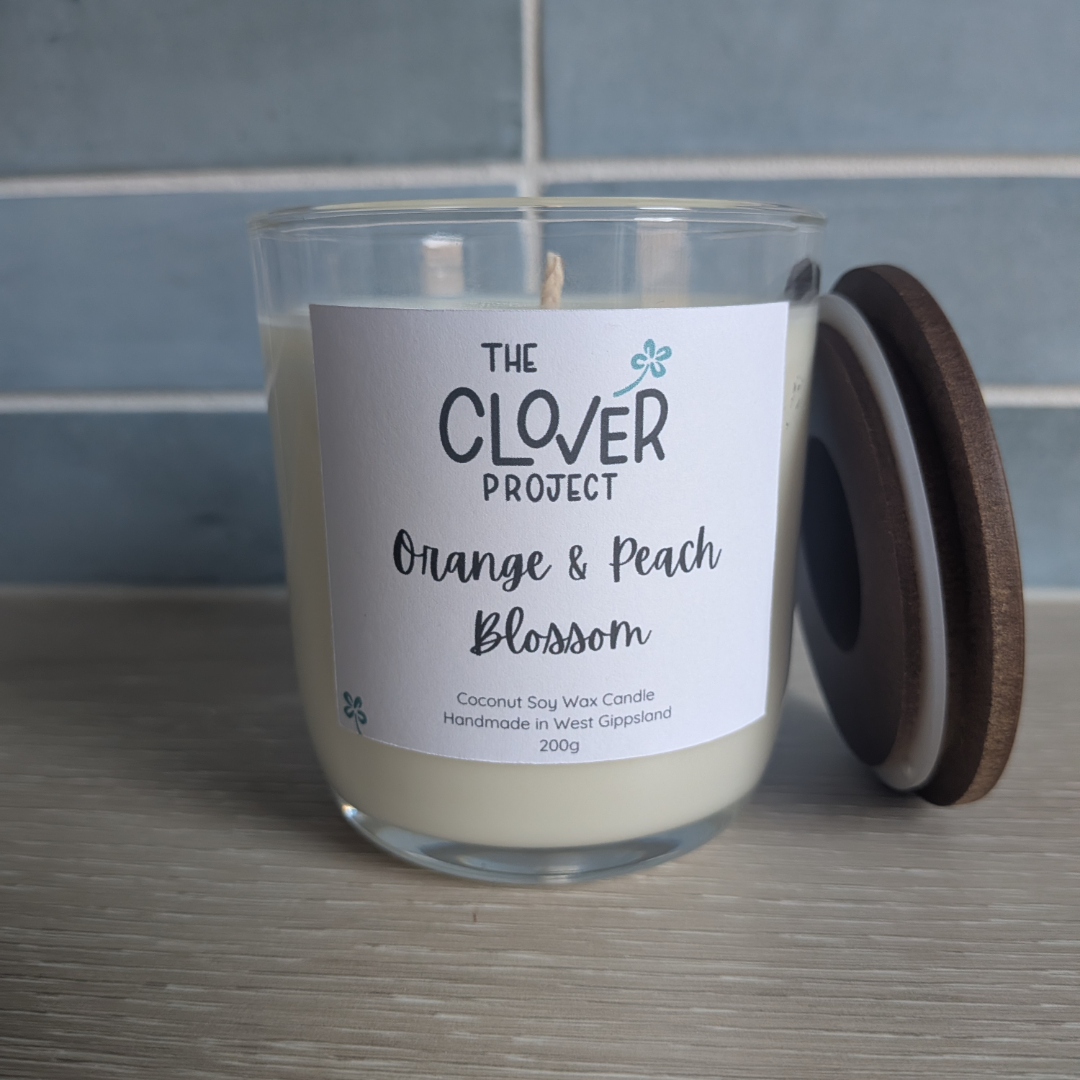 Orange & Peach Blossom Candle