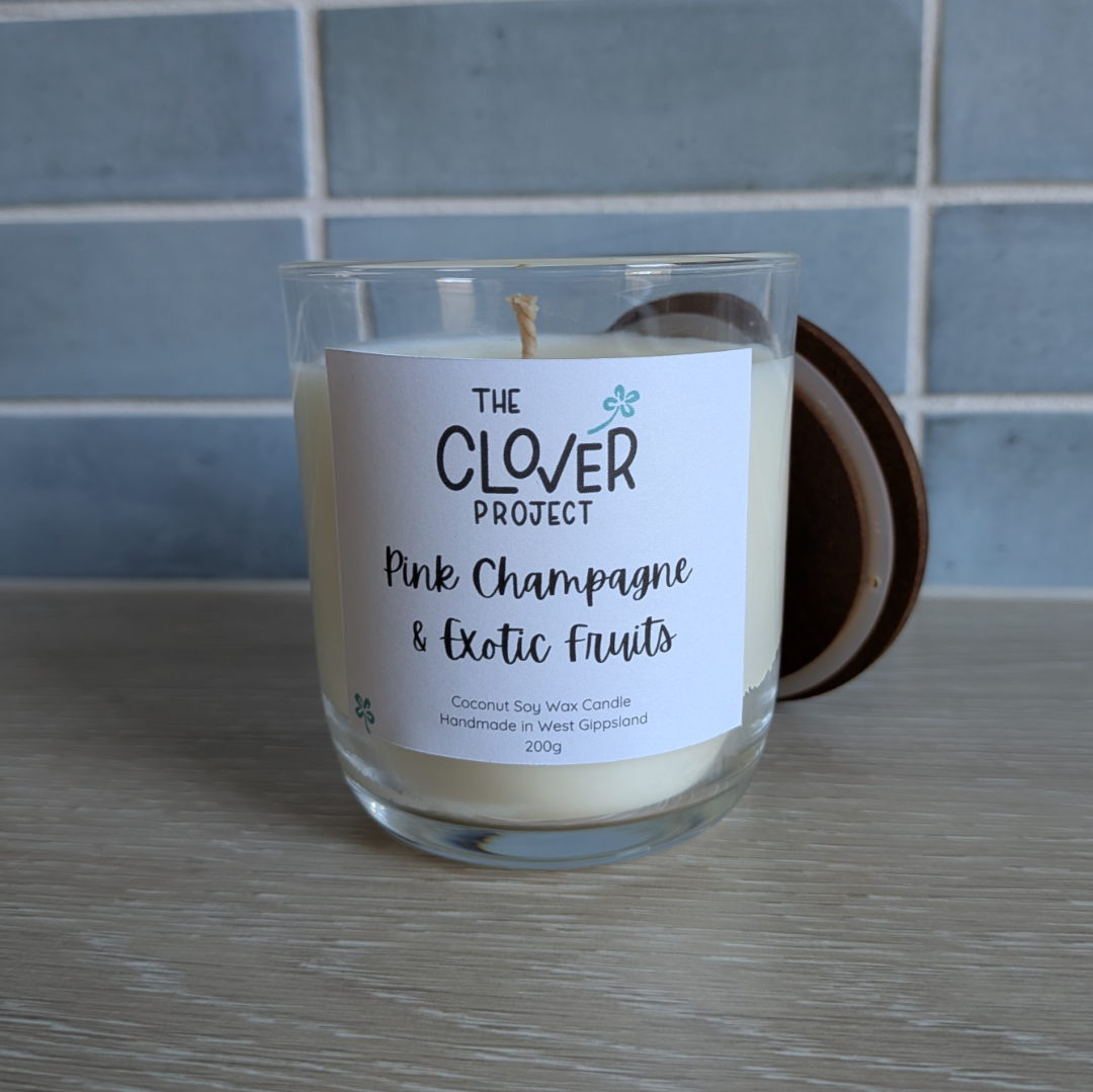 Pink Champagne & Exotic Fruits Candle